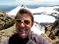 Ultra-marathon practice to Ruapehu crater lake
